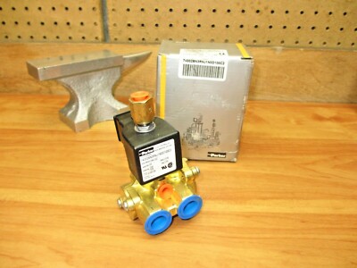Parker Skinner 74332BN3RNJ1N0D100C2 *NEW* 3 Way Brass Solenoid Valve 24VDC