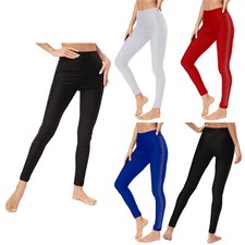 Women Tights Performance Pantyhose Dance Pants Workout Sweatpants Sports Slim