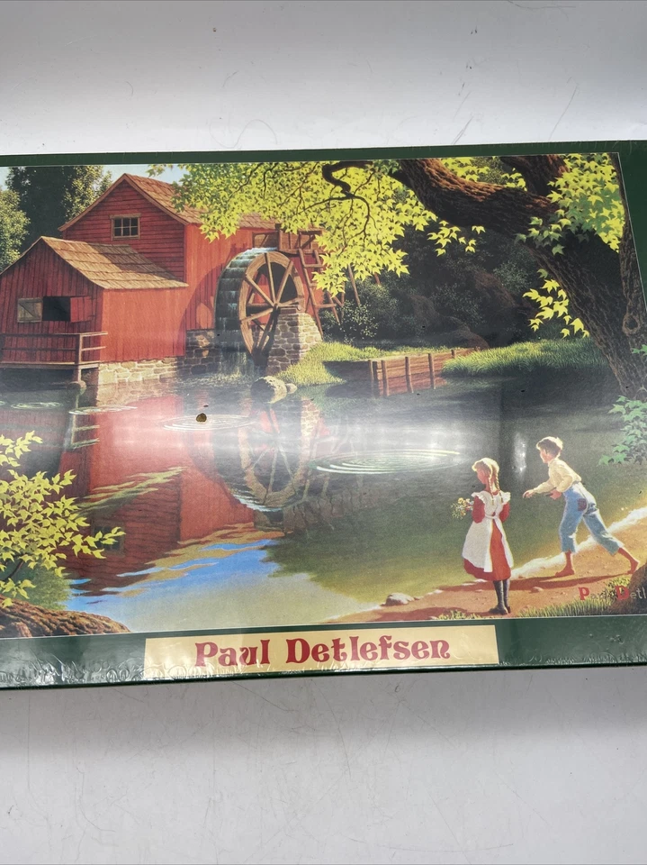 Paul Detlefsen “The Old Mill Stream” 500 Pieces 38X53Cm Jigsaw Puzzle New - Image 2 of 4