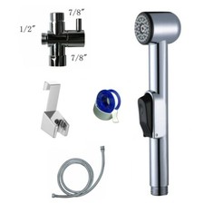 Bidet Toilet Handheld Hygienic Shower Douchette Bidet Sprayer 7/8" Adapter Set