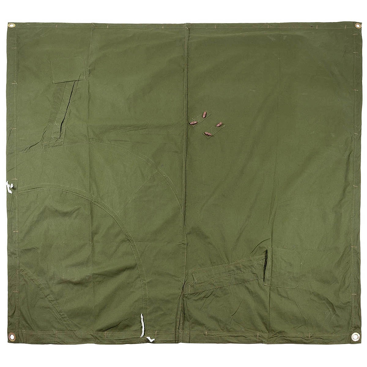 Tienda rumana oliva 180x180 ejército lona de cubierta militar lona de tienda Army Tarp