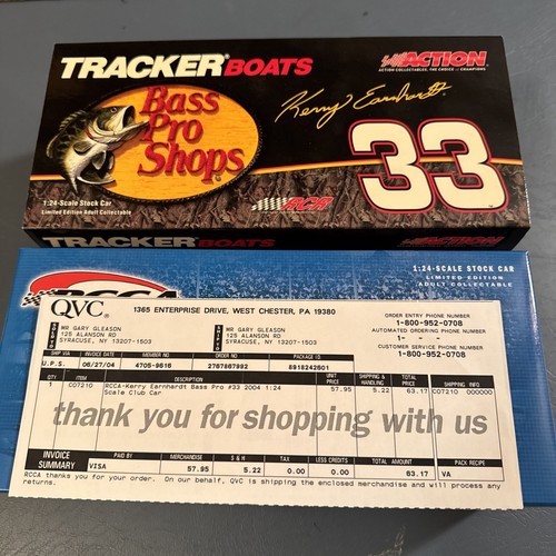 2004 1/24 Kerry EARNHARDT #33 Bass Pro Shops Monte Carlo Club Car 1 Of 504 Rare