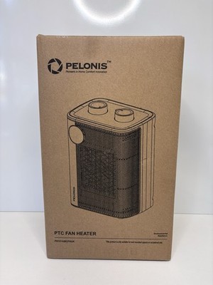 Pelonis Elektro Keramik Heizlüfter 2000W 2s Schnellheizung, 3 Stufen nur Lüfter