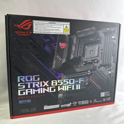 ASUS ROG Strix B550-F Gaming WiFi II Motherboard AMD Socket AM4 ATX DDR4 - NEW!