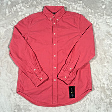 NWT Polo Ralph Lauren Dress Shirt Boys Large 14-16 Pink Button Down Pony New