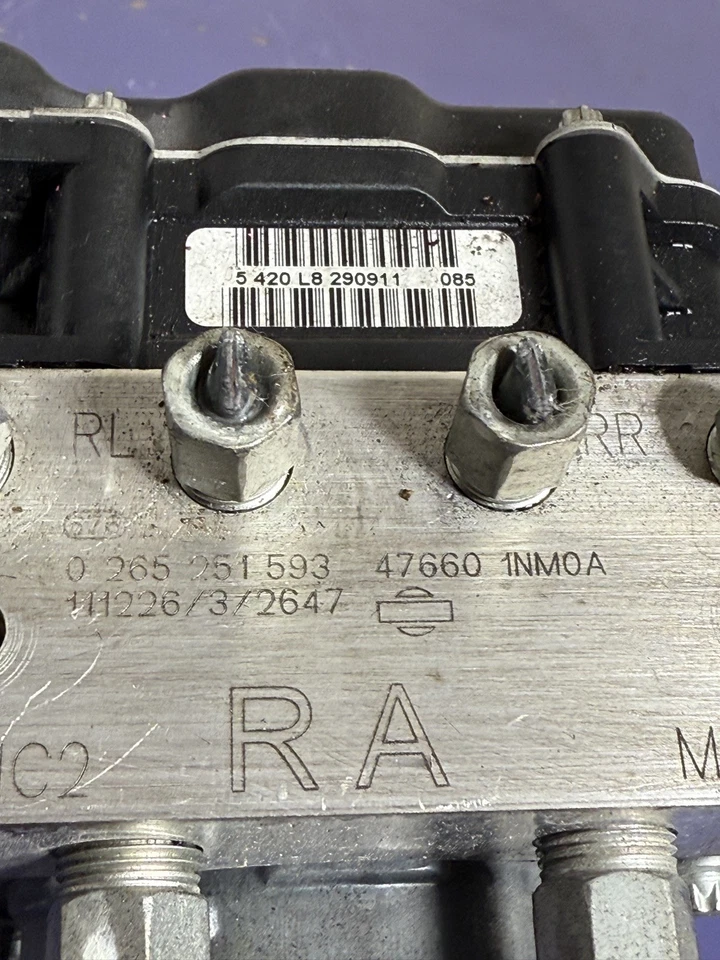 Módulo actuador bomba de freno antibloqueo ABS INFINITI G25 2011 2012 OEM 0265251593 Foto 4 de 4