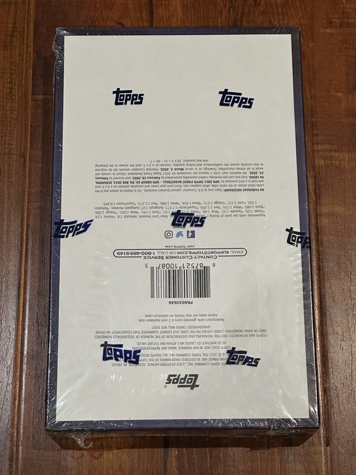 2021 Topps Finest NBA Basketball Hobby Box Chrome Auto 18 Packs - New & Sealed! - Image 4 of 4