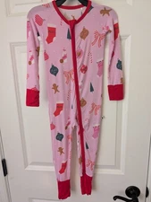 Kiki + Lulu Nice List Christmas Pink 18-24m Zippy EUC