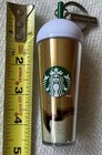 Starbucks Surprise Cold Cup Keychain Cocoa Gold New Open Box — photo 3