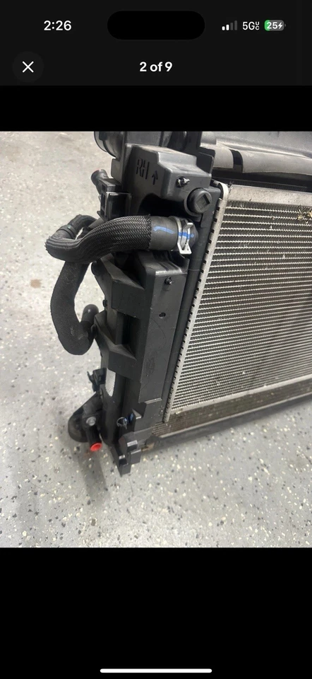 Cadillac CTS-V LT4 2016 6,2 L V8 OEM motor radiador ventilador enfriador conjunto #1508 Foto 2 de 4