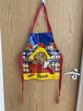 Harrods Knightsbridge London Paddington Bear PVC Cotton Kids Apron London