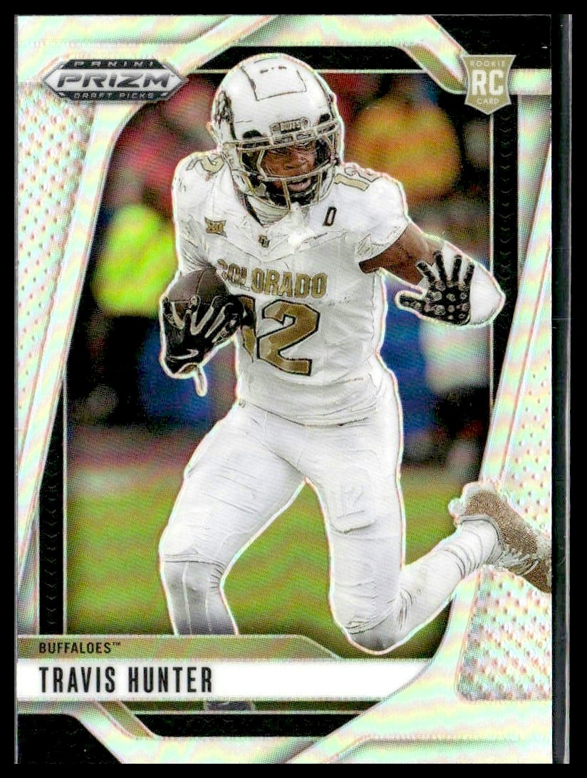 2025 Panini Prizm Draft Picks 21 Travis Hunter Prizms Silver Colorado Buffaloes