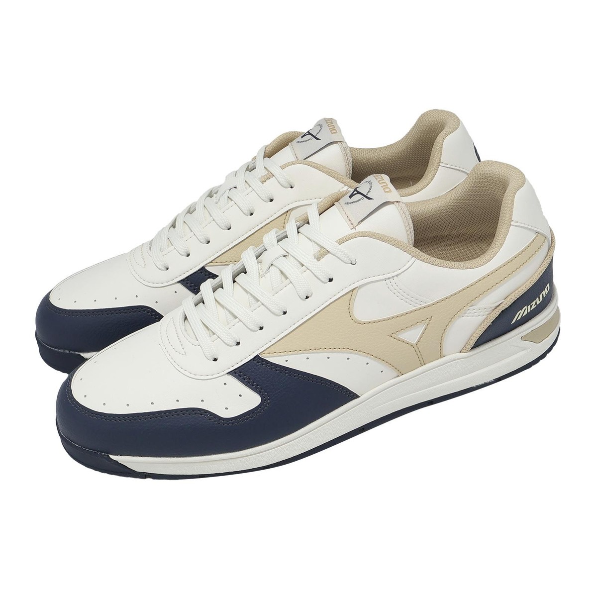 Mizuno City Wind GS Black Beige Men Unisex Casual Golf Shoes