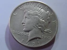 1921 peace dollar