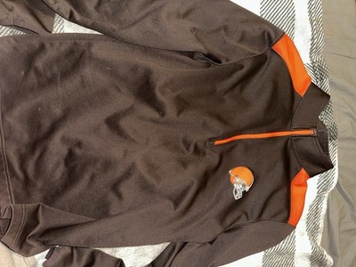 NFL Team Apparel Cleveland Browns Men's S Brown Orange Sweatshirt