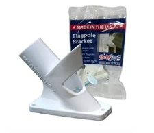 Betsy Flags  Mounting Brackets for 1" Flagpoles HDPE New in Sealed Pack