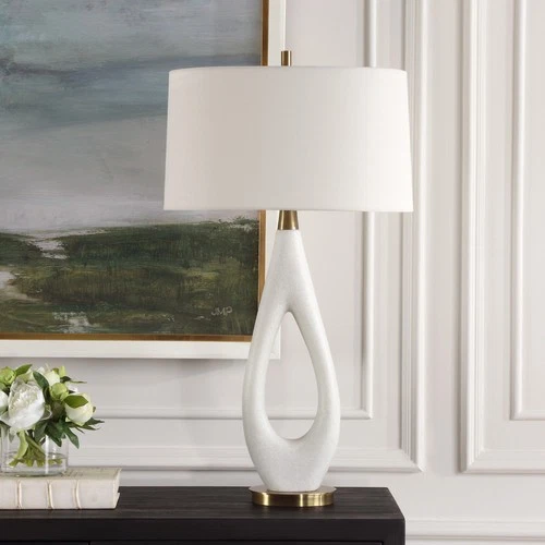 Uttermost 30387 Promenade 34" Tall Buffet Table Lamp - White - Picture 4 of 6