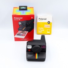 Polaroid Now Instant Camera Black Bluetooth Lens Filter Kit Bundle I-Type Film