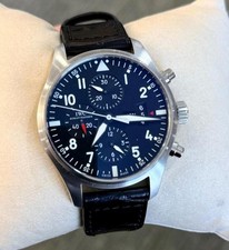 IWC Pilot Chronograph Automatic Black Dial Ref. IW377701 Complete Set 2