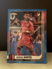 Marcel Hartel 2025 Topps Chrome MLS Blue #168 St Louis City