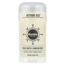 Aluminum-Free Deodorant, Palo Santo  Frankincense, 2.5 oz 70 g 