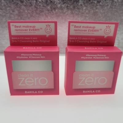 Lot x2 Banila Co  Clean it Zero Cleansing Balm 0.10 oz /3 ml Sample Size New box