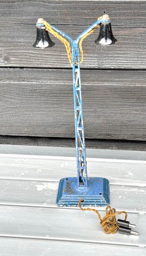 Märklin 13452/2 Doppellampe Blech Straßenlampe Spur 0/1 ca. 1930–50er