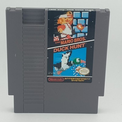 Super Mario Bros / Duck Hunt (Nintendo Entertainment System, 1985) NES Authentic
