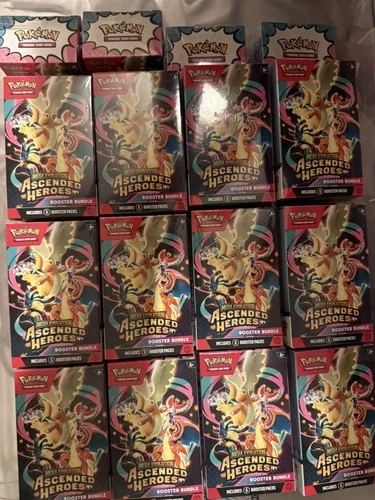 Pokémon TCG Ascended Heroes Booster bundle x 10 factory sealed