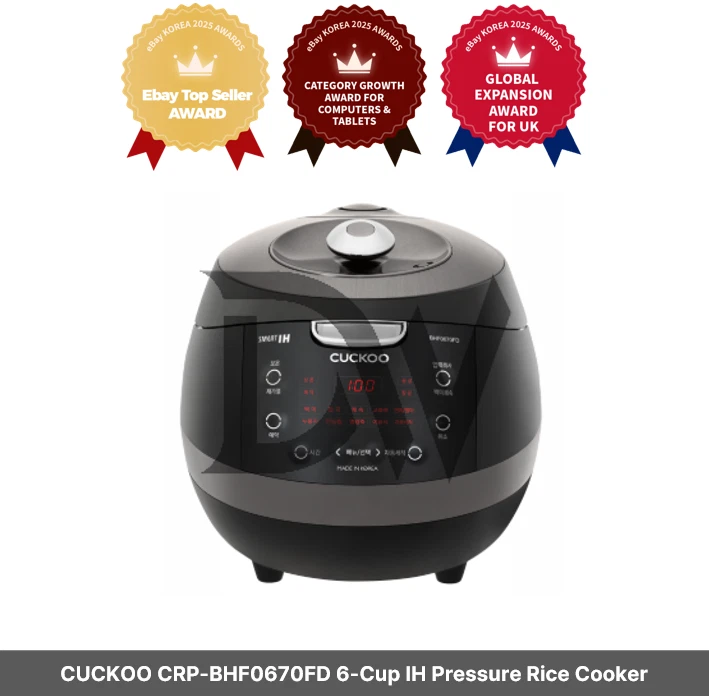 CUCKOO CRP-BHF0670FD 6-Cup IH Pressure Rice Cooker / 220V / EU PLUG