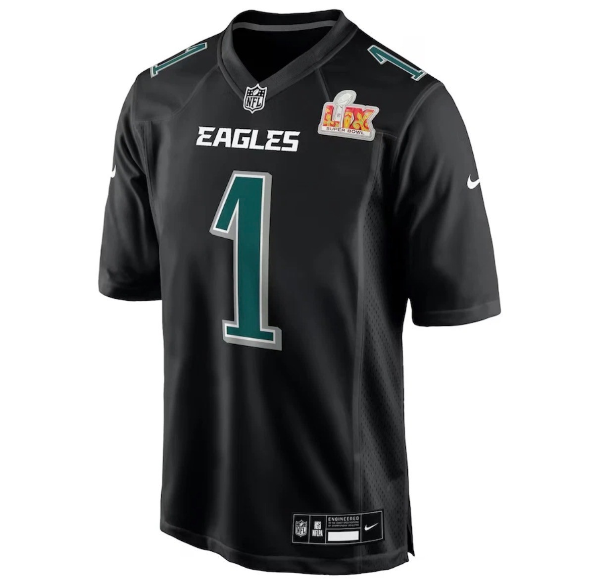 Philadelphia eagles jalen hurts super bowl lix jersey xl new with tags