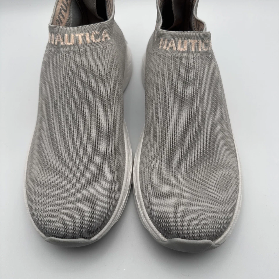 Nautica Women Fashion Slip-On Sneaker Jogger Comfort Running Shoes GREY 8 EUC - Image 3 of 4
