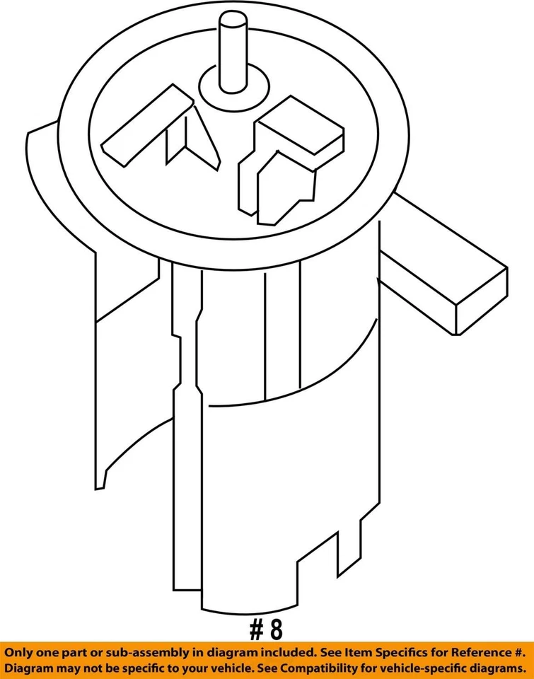 Used Fuel Pump fits: 2013 Nissan Maxima Pump Assembly Grade B - Image 4 of 4