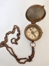 Antiker Messing Kompass Klassisch Maritim Navigationswerkzeug Vintage...