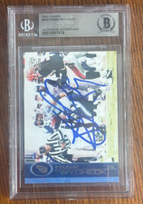 Frank Wycheck Signed 2001 Pacific #433 Auto Card BGS BAS Tennessee Titans