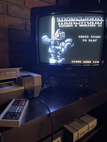 Wizards & Warriors 1 And 2 Iron Sword for Nintendo NES Cleaned and Play Tested