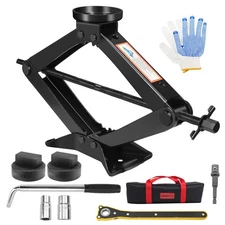 3TON FOR MERCEDES S-CLASS TRUNK SCISSOR JACK LIFT SUPPORT SPARE TIRE TOOL KIT