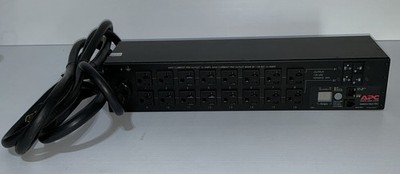 APC AP7802 Metered Rack PDU 120V 24A 16-Outlet 2U L5-30P Power Distribution Unit