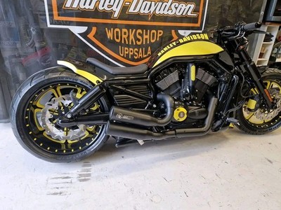 Full Stainless Exhaust 2 Into 2 Fits Harley-Davidson Night Rod VRSCDX 2007 2017