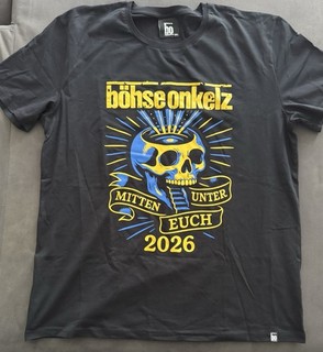BÖHSE ONKELZ Offizielles Tour Shirt 2026 • T Shirt XXXL • Neu