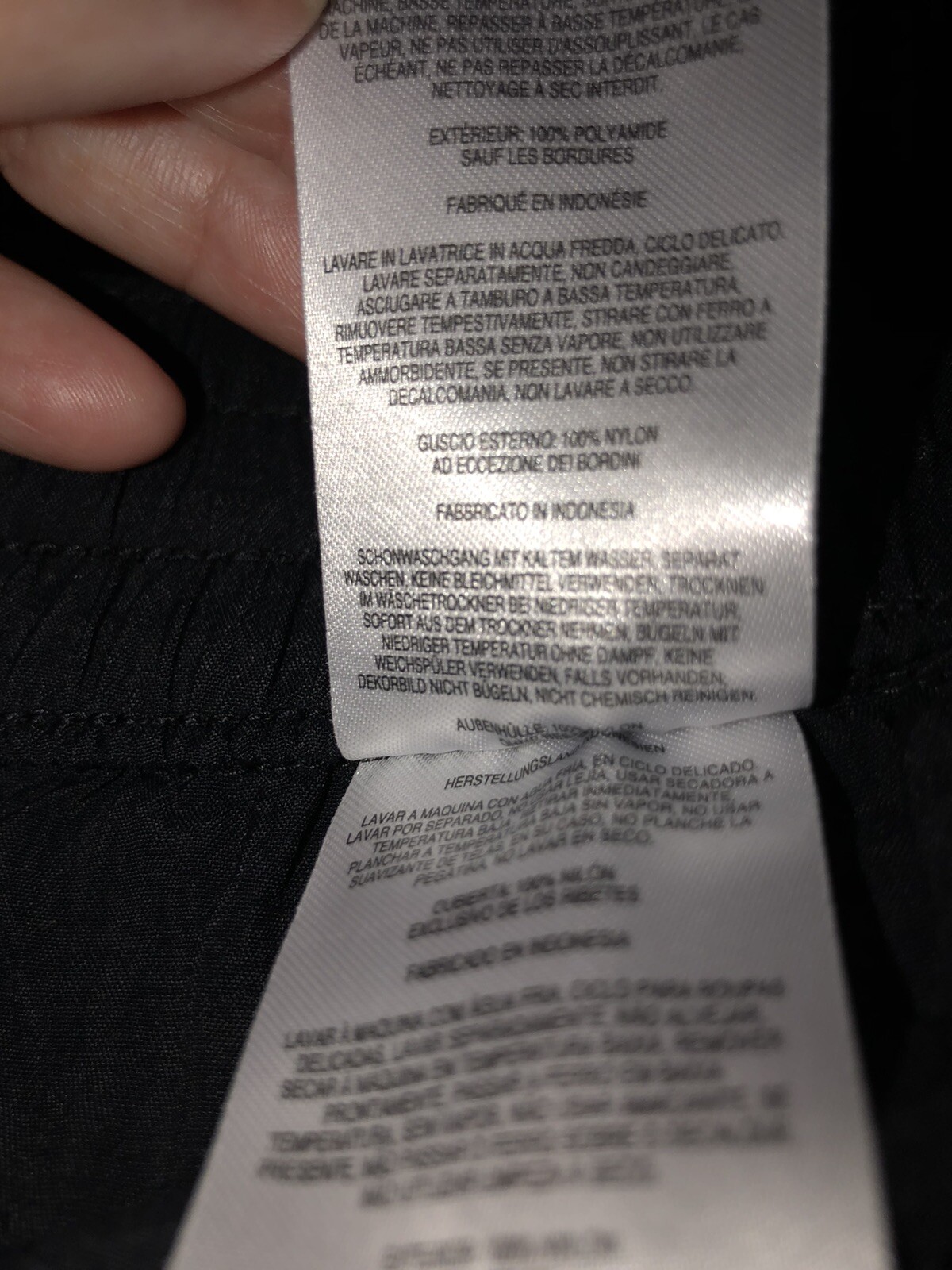 COLUMBIA Womens Black Polyamide Elastic Waist Drawstring Running Shorts Sz L thumbnail 9