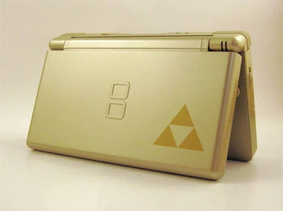 Nintendo DS Lite Full Replacement Housing Shell Screen Lens Zelda Triforce US!