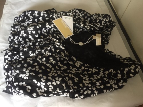 Michael Kors LARGE UK14 Dancing Petal Silk Top RRP£175 - Picture 6 of 8