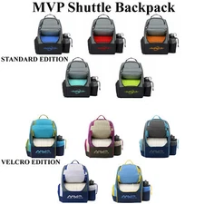 MVP Discs Disc Golf Backpack Bag - Shuttle Backpack - Holds 24 Discs