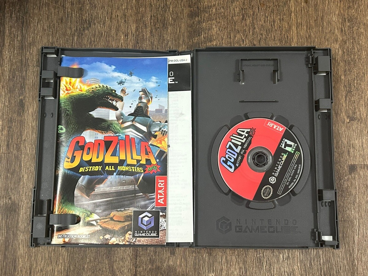 Godzilla: Destroy All Monsters Melee GameCube Complete CIB +