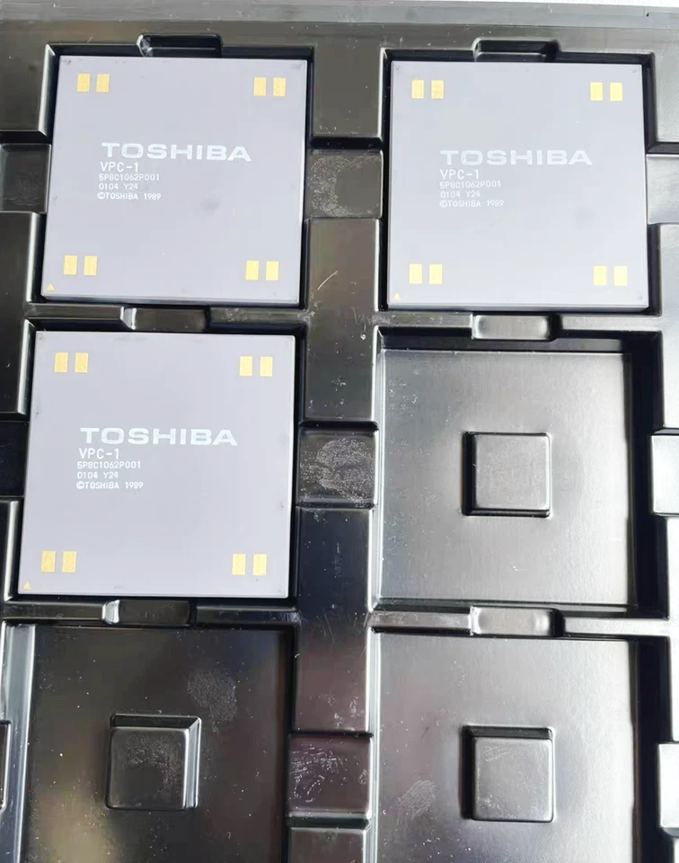 1X The all-new TOSHIBA first generation gold-plated CPU. VPC-1 CPU is very rare - Image 4 of 4