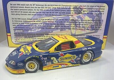 RON FELLOWS 1996 SUNOCO CAMARO TRANS AM RACING CHEVY 1:18 RON FELLOWS 1996 SUNOCO CAMARO TRANS AM RACING CHEVY 1:18
