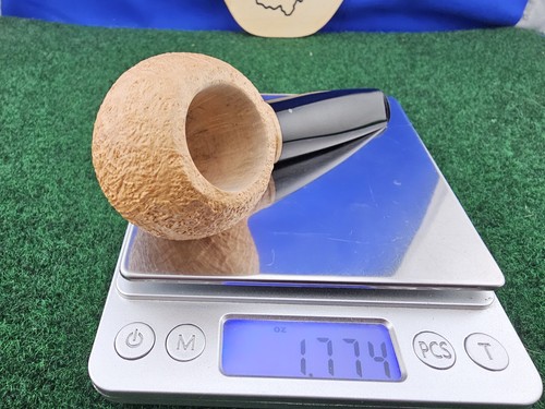 Chris Morgan Signature Sandblast Apple Handmade Artisan Briar Pipe, Unsmoked - Picture 10 of 13
