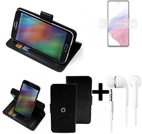360° Case for Samsung Galaxy A53 5G Wallet Case Universal black leatherette bag - Bild 1 von 6
