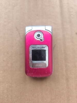 SONY ERICSSON Z530I PINK (NO BATTERY, NOT TESTED) | eBay